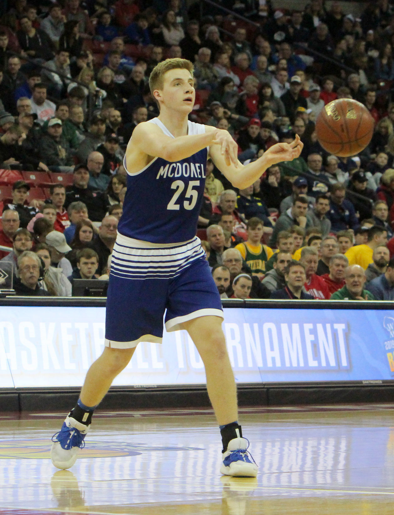 McDonell boys basketball vs Sheboygan Area Lutheran 3-15-19